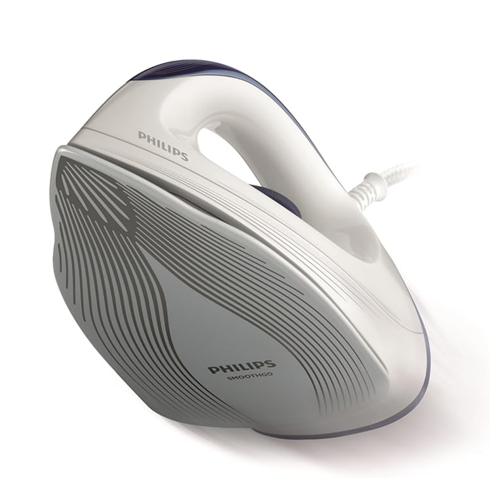 Philips Dry Iron / Sliding ironing base / 1200W / White - (GC160/07)