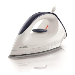 Philips Dry Iron / Sliding ironing base / 1200W / White - (GC160/07)