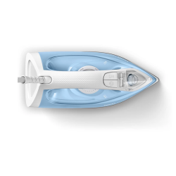 Philips Dry Iron / Sliding ironing base / 2000W / White & blue - (GC1740/26)