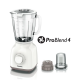Philips Blender/ ProBlend 4 /2 speeds /1.5 Ltr/400W - (HR2106/01)