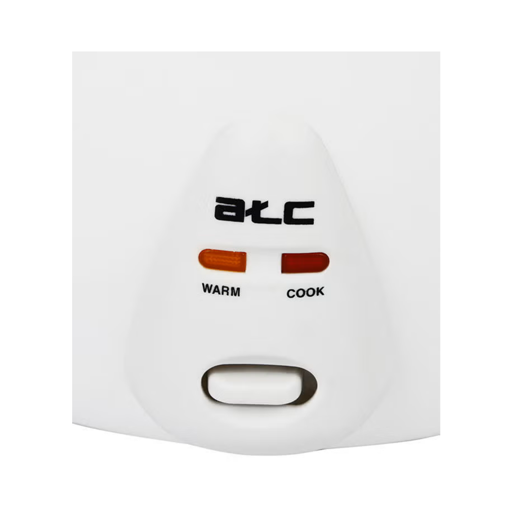 اي تي سي وعاء طبخ الارز بلاستيك / 2.8 لتر/1000 واط / ابيض و رمادي- (H-RC2800N)