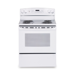 G.E. Electric Cooker/Coil/4 Hotplate/White - (JCB535DIW)