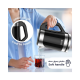 Kion Electric Kettle /Steel/1.8Ltr/2200W - (KHD/206)