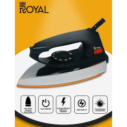 Royal Dry Iron / Light Weight / 1200W / Black- (RA-LWI1363)
