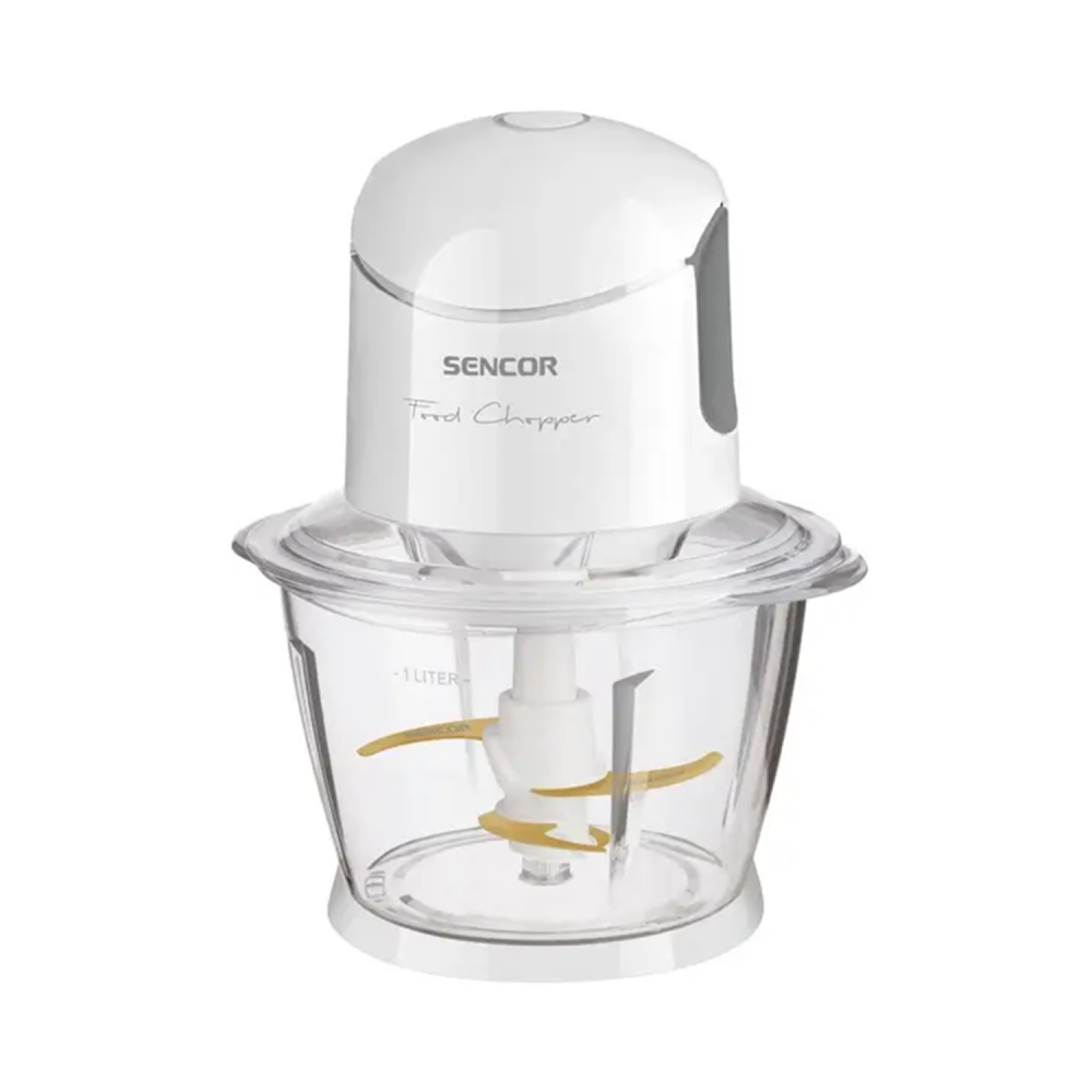 Sencor Chopper (Glass) / 1 Ltr / 4 Blades / 500W - (SCB5100WH)