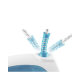 Sencor Electric Steam Iron / Adjustable Heat Regulator / 0.2 mL / 2200W / White/Blue - (SSI0 5421TQ)