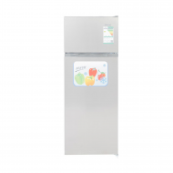 ثلاجة أساسية بابين / 7.4 قدم مكعب - 211 لتر / فضي- (BRD-D240ML SS)