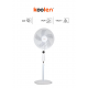 KOOLEN STAND FAN /16"/ 5 Plastic BLADES/ 3 SPEED / White / 60W - (807100012)