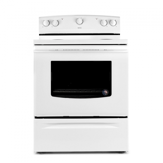 Maytag Electric Cooker/Coil/4 Hotplate/White - (4KMER7600AW)