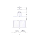 Midea Built-In Hood / 60 cm / T-Shape / Stainless Steel - (60M19) Midea Built-In Hood / 60 cm / T-Shape / Stainless Steel - (60M19)