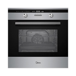 Midea Builtin Electric Oven / 60cm / Elec. Grill / Fan / 9 Functions / Digital Display / 3000W / Stainless Steel - (65DAE40139)