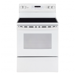G.E. Electric Cooker/Ceramic/4 Hotplate/White - (JCB735DIW)