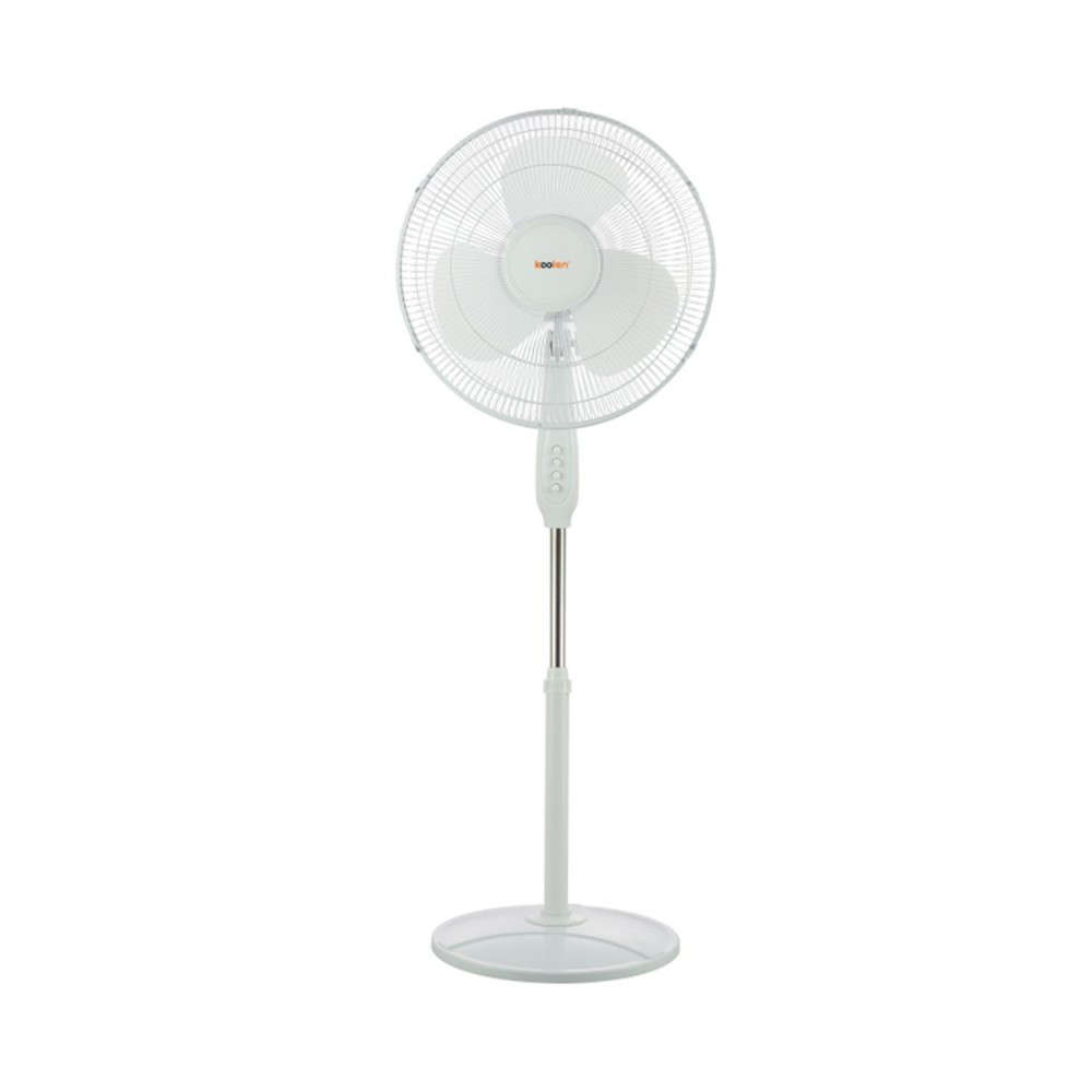 Koolen Stand Fan  / 16" / 3 Blades / 3 Speed / 60W / White - (80710001)