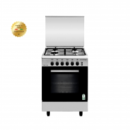 GlemGas Gas Cooker/4Burner/50X53/FS/Steel - (AL554GIFS)