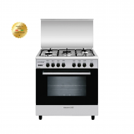 GlemGas Gas Cooker/5Burner/50X80/FS/Steel - (AL857GIFS)