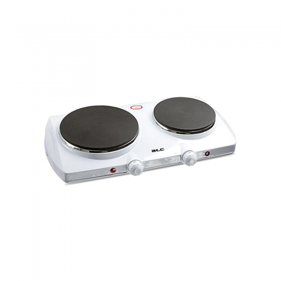 ATC Hotplate Cooker / 2 Hotplate / White / 1900-2250W - (H-HP0702S)