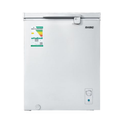 Basic Chest Freezer 142Ltr (5.7 cu/ft) White - (BCS-190C)