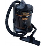 Fisher Vacuum Cleaner/Drum/12Ltr/1300W/Black - (BSC-1300F)