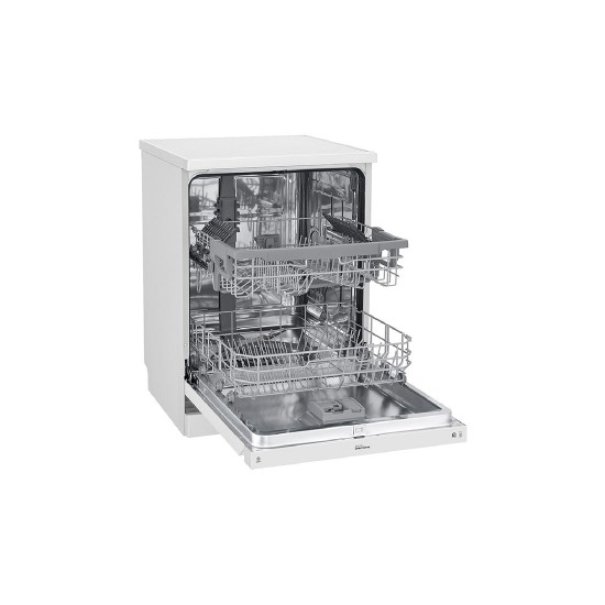LG Dish Washer / Inverter / Wi-Fi / Steam / 14 Places / 9 Programs / White - (DFB425FW) LG Dish Washer / Inverter / Wi-Fi / Steam / 14 Places / 9 Programs / White - (DFB425FW)
