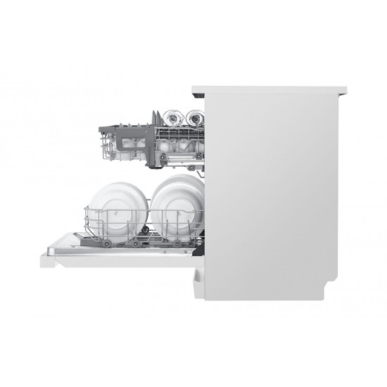 LG Dish Washer / Inverter / Wi-Fi / Steam / 14 Places / 9 Programs / White - (DFB425FW) LG Dish Washer / Inverter / Wi-Fi / Steam / 14 Places / 9 Programs / White - (DFB425FW)