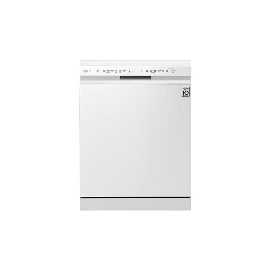 LG Dish Washer / Inverter / Wi-Fi / Steam / 14 Places / 9 Programs / White - (DFB425FW)