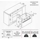 فرن بلت ان جليم جاز/90سم/فرن غاز+شواية كهرباء/5وظائف - (F995X)