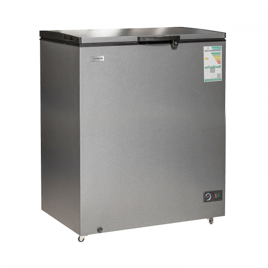 Fisher Chest Freezer 145Ltr (5.1 cu/ft) Gray - (FCF-E150BS) Fisher Chest Freezer 145Ltr (5.1 cu/ft) Gray - (FCF-E150BS)