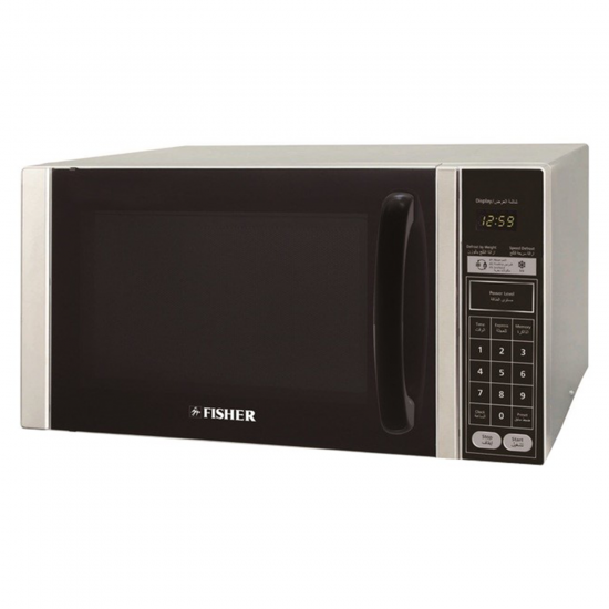 Fisher Microwave Oven/Grill/30Ltr/900W/Silver - (FEMG7530V)