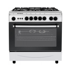 Fresh Gas Cooker / 5 Burner / 80X55 / FS / Steel - (FSC8055)