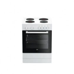 Beko  Electric Cooker/4Hot Plates/60X60/White - (FSS66000GW)