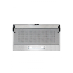 Glem Gas Built-In Hood / 90 cm / Flat / Carbon & Aluminum Filters / Steel - (GHC93IX)