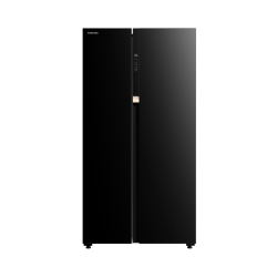 Toshiba Refrigerator / Inverter / 19.40 cu/ft. / Side by Side-2Door / Black Glass  - (GR-RS780WI-PGU(22))