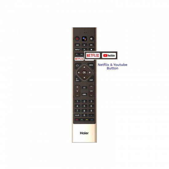 Haier 43" UHD TV / Smart / HDR / Bluetooth Remote / 2USB / 3HDMI / 60Hz - (H43K6FG)