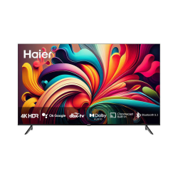 Haier 55" HQLED TV / 4K / Google Tv / Smart / HDR / Bluetooth Remote / 2USB / 4HDMI / 60Hz - (H55K801UG)