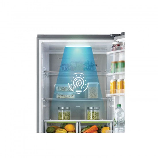Midea Refrigerator / 18 cu/ft. / Side by Side 2Door / Steel  - (HC689WEINS)