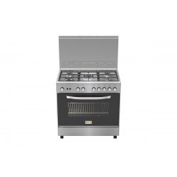 Homy Gas Cooker/5Burner/50X80/FS/Steel - (HOM85C31X)