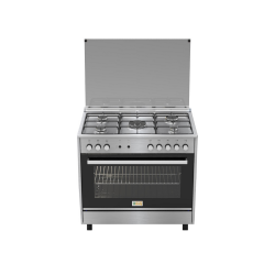 Homy Gas Cooker / 5 Burner / 90X60 / FS / Steel - (HOM95C31X)