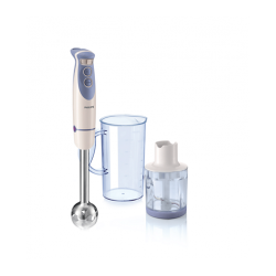 Philips Hand Blender/2 Blades/16 Speeds/650W/White - (HR161501)