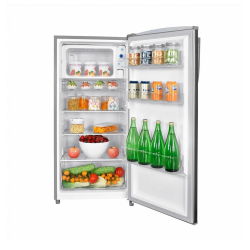 Haier Refrigerator / 5.5 cu/ft / Single Door / Silver - (HR-188NS-3)