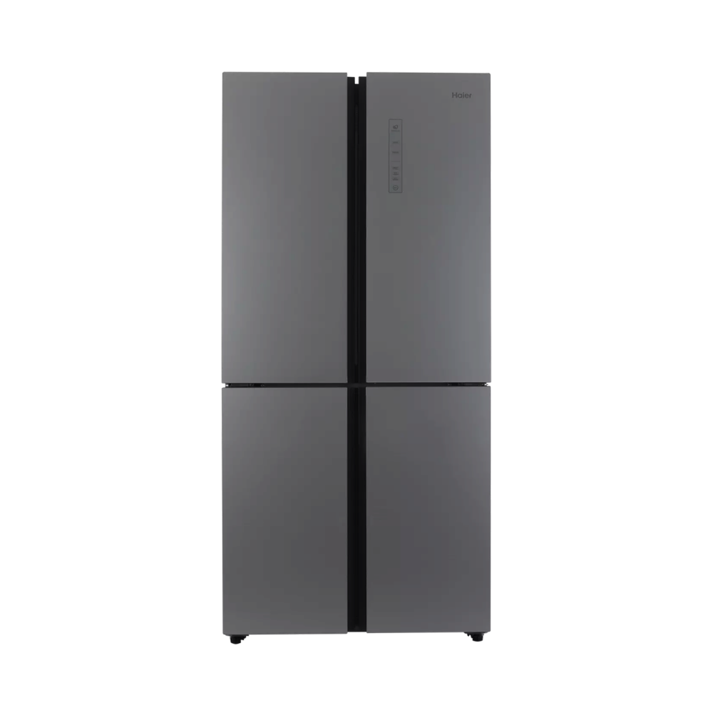 Haier Refrigerator / 15.5 cu/ft. / Side by Side - 4Door / Glass Grey - (HRF-500GG)