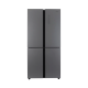 Haier Refrigerator / 15.5 cu/ft. / Side by Side - 4Door / Glass Grey - (HRF-500GG)