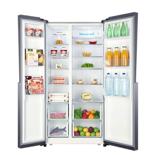 Haier Refrigerator / Inverter / 19.80 cu/ft. / Side by Side 2Door / White - (HRF718DW)
