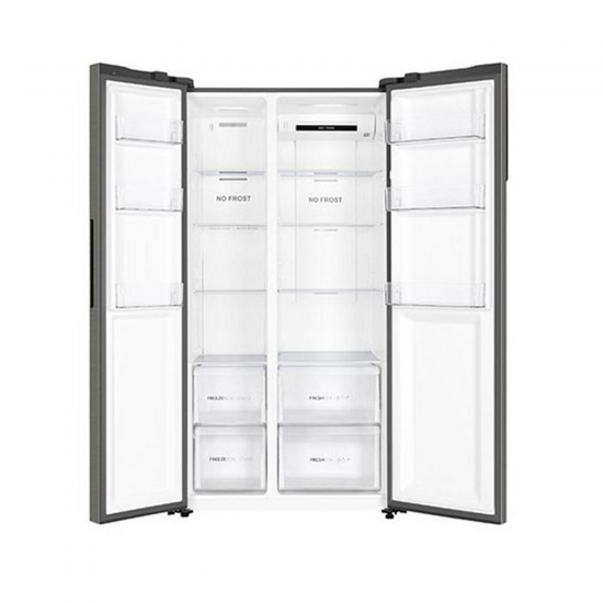 Haier Refrigerator / 17.80 cu/ft. / Side by Side - 2Door / Silver - (HRF650SS)