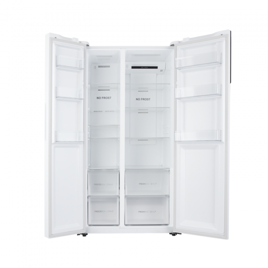 Haier Refrigerator / Inverter / 17.80 cu/ft. / Side by Side - 2Door / White - (HRF-650WW)