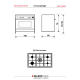 GlemGas Gas Cooker/5Burner/100X60 - 112Ltr/FS/Fan/Steel/Heavy Duty/Digital Screen - (HT167GIFSMF)