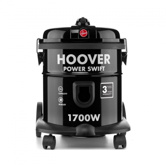 Hoover Vacuum Cleaner / Drum / Power Swift / 15Ltr / 1700W / Black - (HT85-T0-ME)