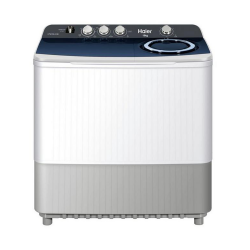 Haier Twin tub Washing Machine/15Kg/White - (HTW150-S186)