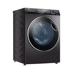 Haier Auto Washing Machine / Front load / Inverter / Direct Motion / 10kg / 14 Programs / Silver - (HW100-B14979S8)