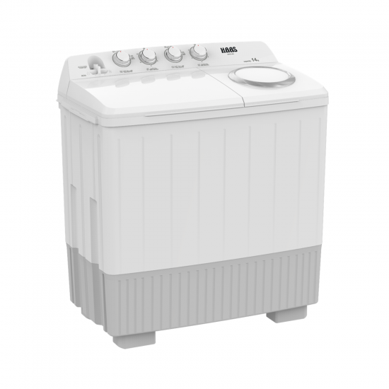 Haas Twintub Washing Machine/14Kg/White - (HWT214XL)