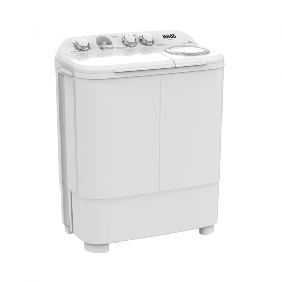 Haas Twintub Washing Machine/6Kg/White - (HWT26XL)